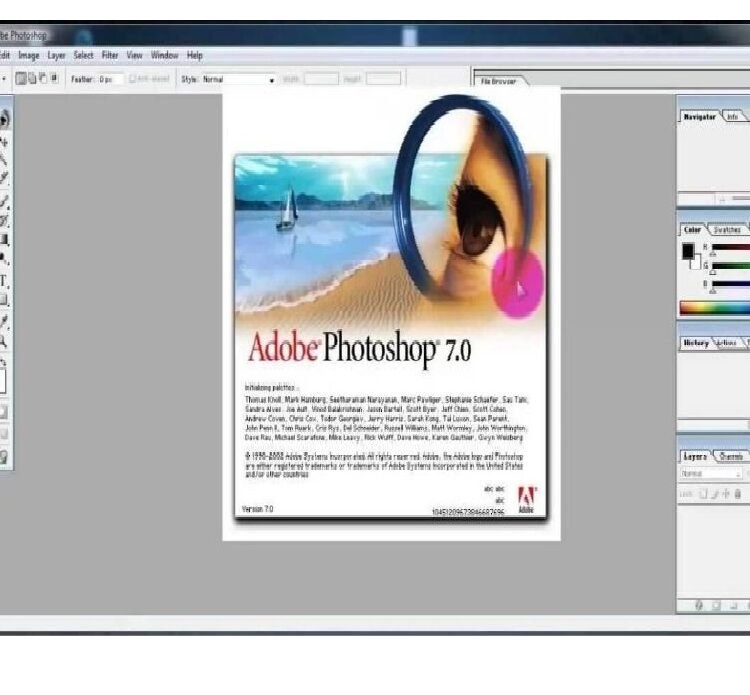 Adobe Photoshop 7 Software Pendrive Setup Full Activation Key Life Time